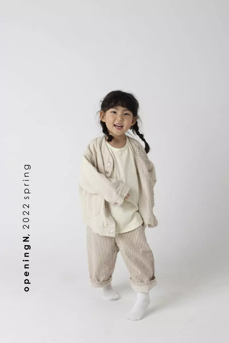 Opening & - Korean Children Fashion - #kidsshorts - Local Vintage Jacket - 9