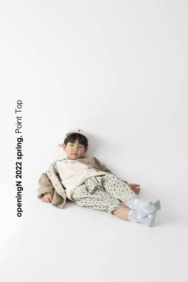 Opening & - Korean Children Fashion - #kidsshorts - Point Raglan Tee - 2