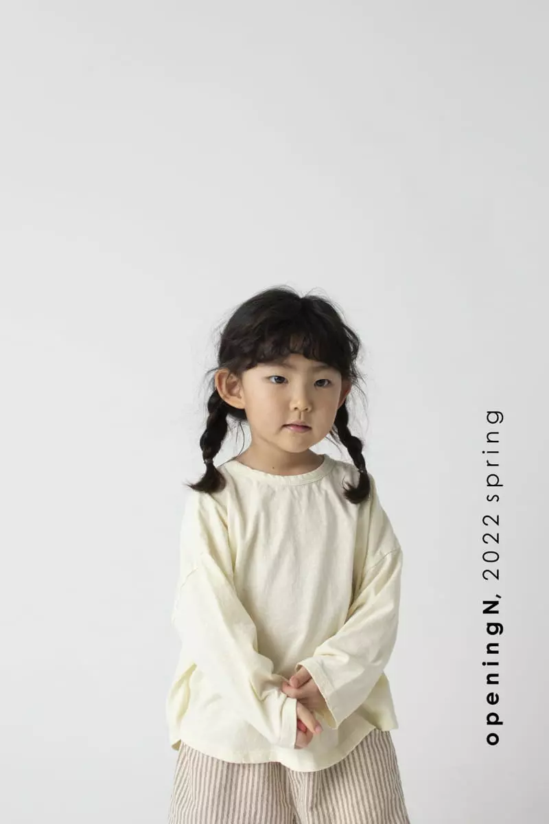 Opening & - Korean Children Fashion - #kidsshorts - Pops Single Tee - 9