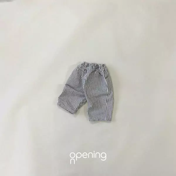 Opening & - Korean Children Fashion - #kidsstore - Milky Stripes Pants - 6