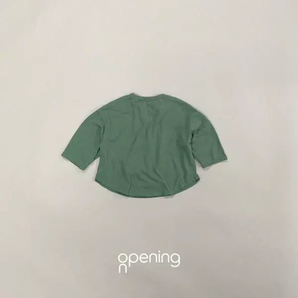 Opening & - Korean Children Fashion - #kidsshorts - Farms Single Tee - 4