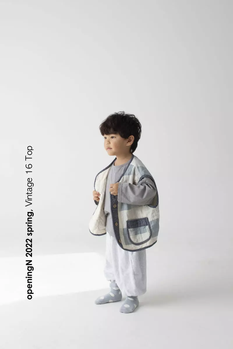 Opening & - Korean Children Fashion - #kidsshorts - Vintage 16 Tee - 4