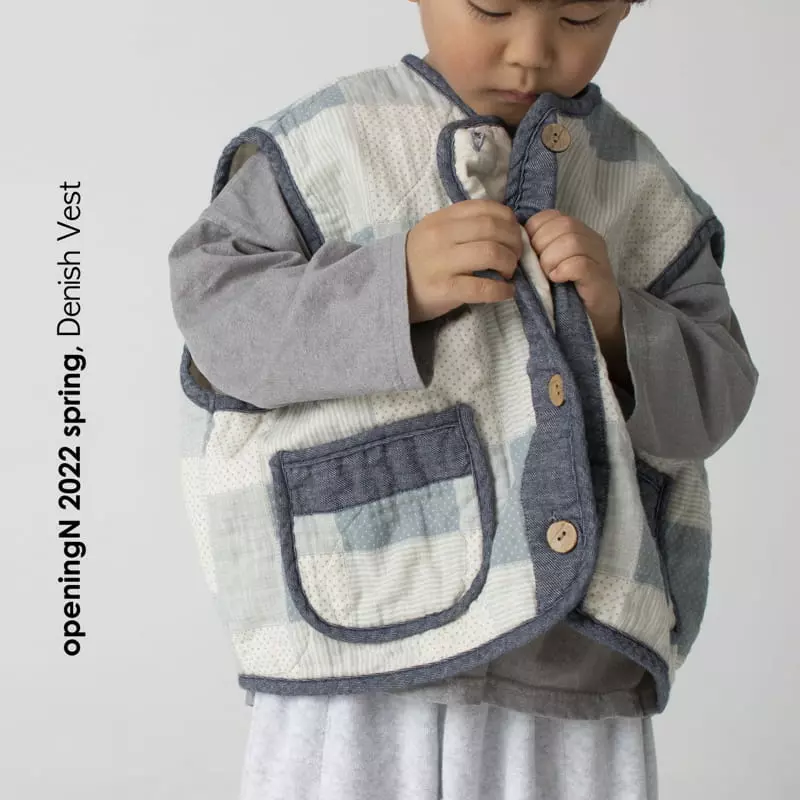 Opening & - Korean Children Fashion - #kidsstore - Dennish Vest - 12