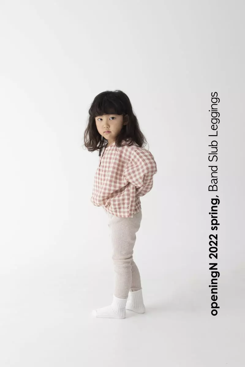 Opening & - Korean Children Fashion - #kidzfashiontrend - Banding Slup Leggings - 2