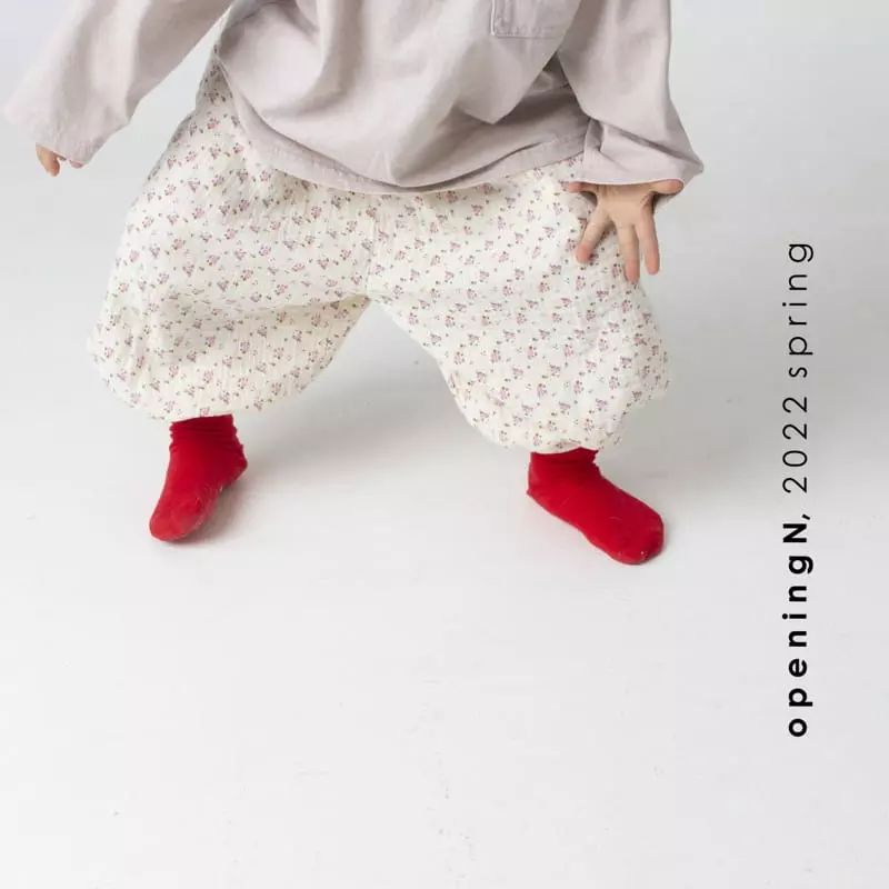 Opening & - Korean Children Fashion - #kidzfashiontrend - Ohi Flower Pants
