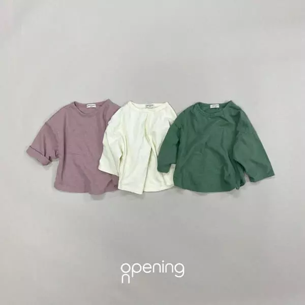 Opening & - Korean Children Fashion - #magicofchildhood - Farms Single Tee - 8