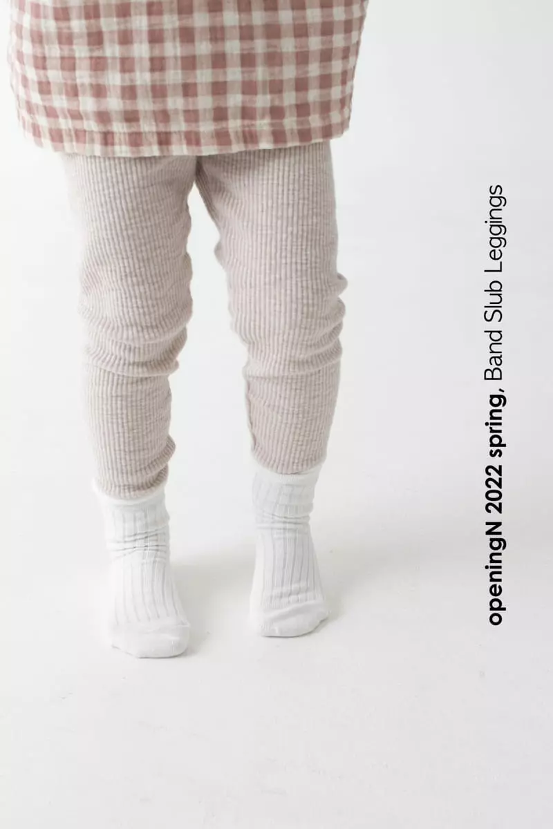Opening & - Korean Children Fashion - #magicofchildhood - Banding Slup Leggings - 5