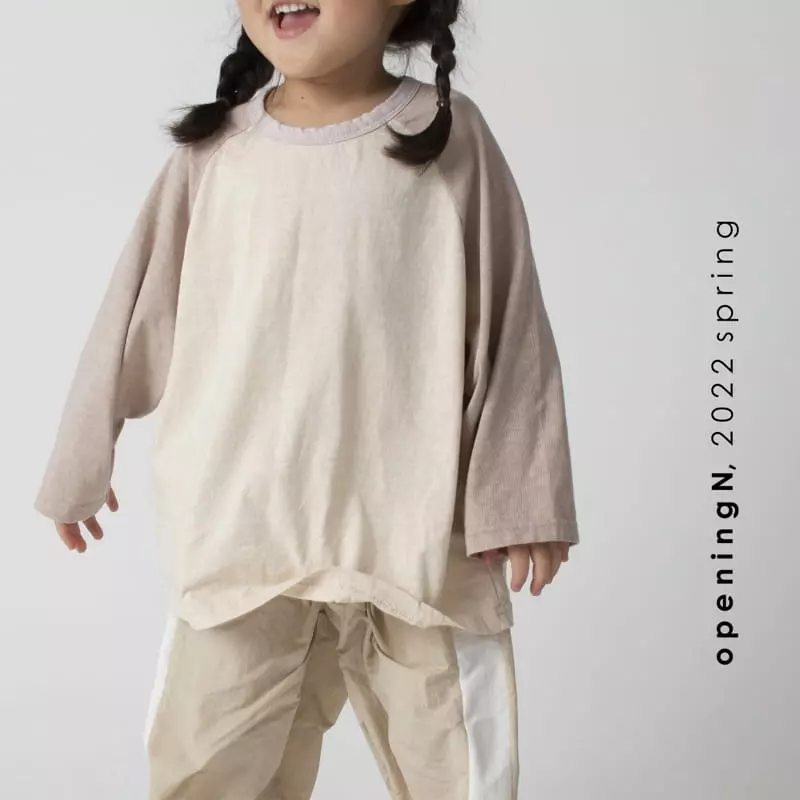 Opening & - Korean Children Fashion - #magicofchildhood - Point Raglan Tee - 7
