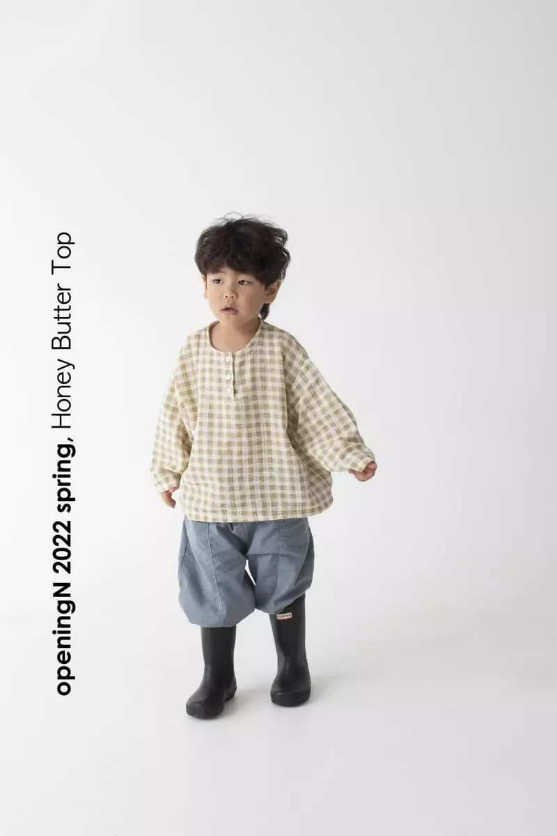 Opening & - Korean Children Fashion - #magicofchildhood - Honey Butter Tee