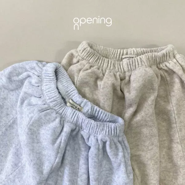Opening & - Korean Children Fashion - #minifashionista - Terry Pants - 6