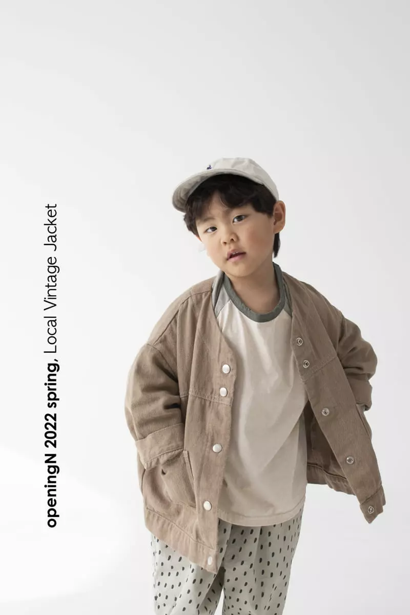 Opening & - Korean Children Fashion - #minifashionista - Local Vintage Jacket