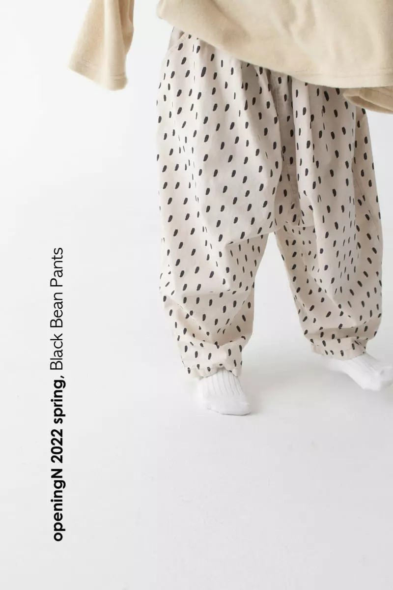 Opening & - Korean Children Fashion - #magicofchildhood - Black Bean Pants - 4