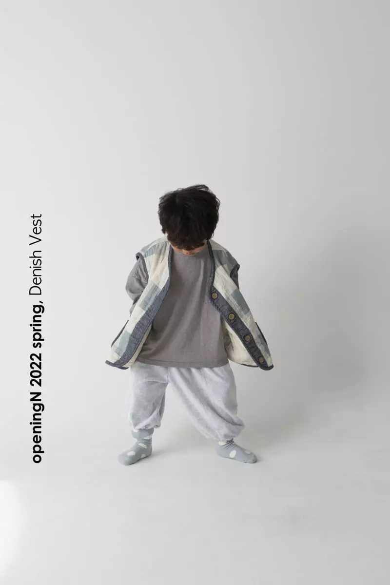 Opening & - Korean Children Fashion - #prettylittlegirls - Dennish Vest - 2