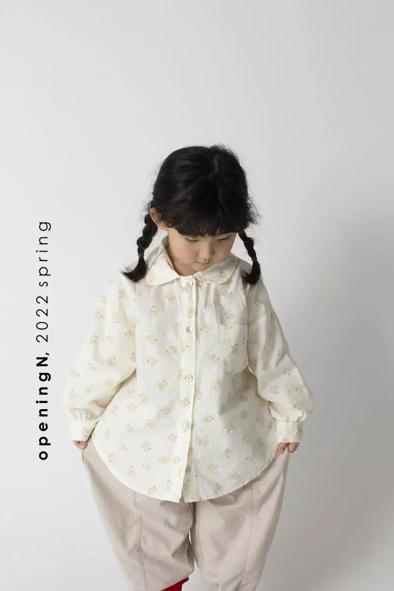 Opening & - Korean Children Fashion - #prettylittlegirls - Campamella Shirt