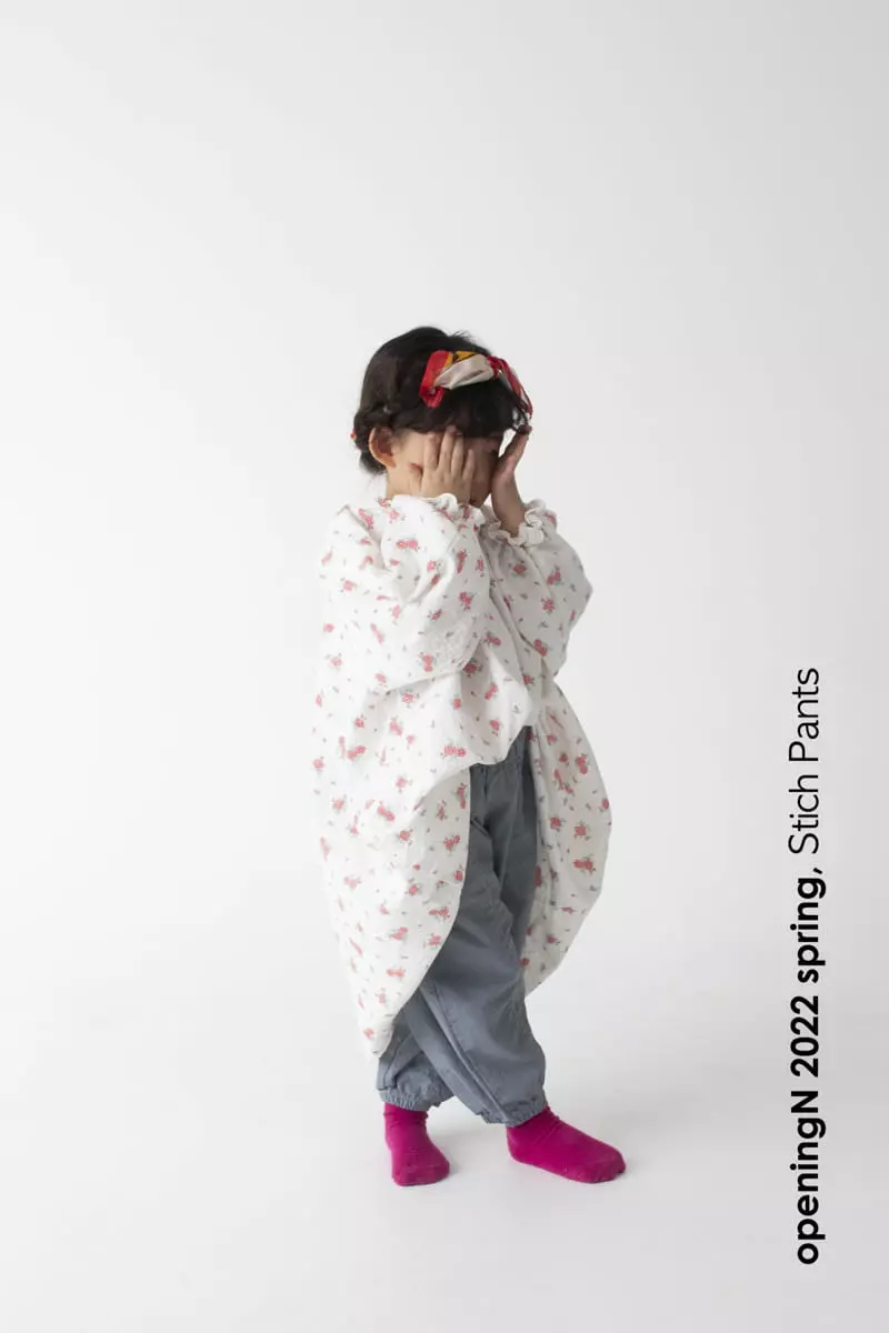 Opening & - Korean Children Fashion - #stylishchildhood - Stitch Pants - 9