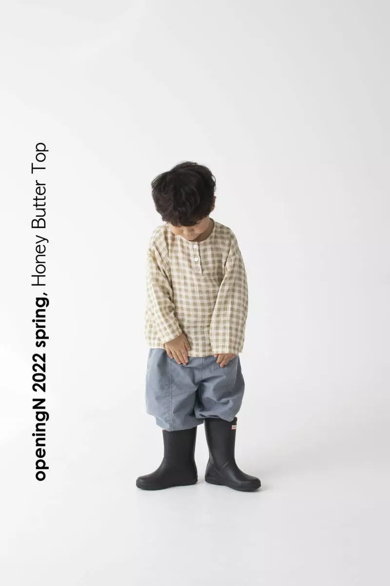 Opening & - Korean Children Fashion - #stylishchildhood - Honey Butter Tee - 6