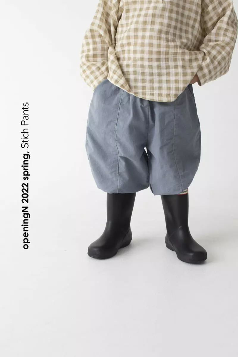 Opening & - Korean Children Fashion - #todddlerfashion - Stitch Pants - 7