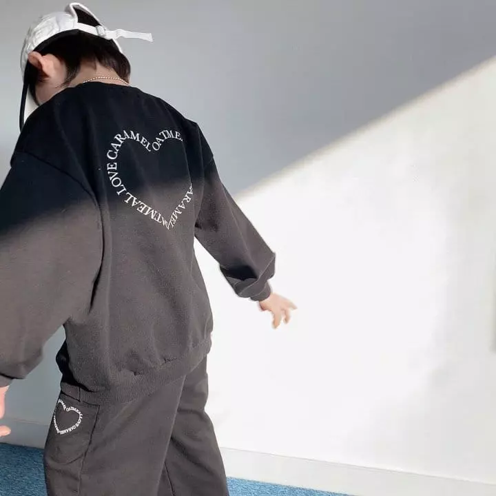 Otr - Korean Children Fashion - #designkidswear - Heart Sweatshirt - 2