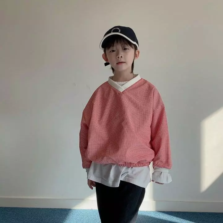 Otr - Korean Children Fashion - #kidsshorts - Checks Windbreaker