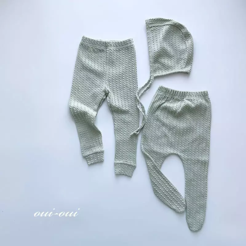Oui Oui - Korean Baby Fashion - #babyboutique - Bebe Macaroon Foot Leggings - 11