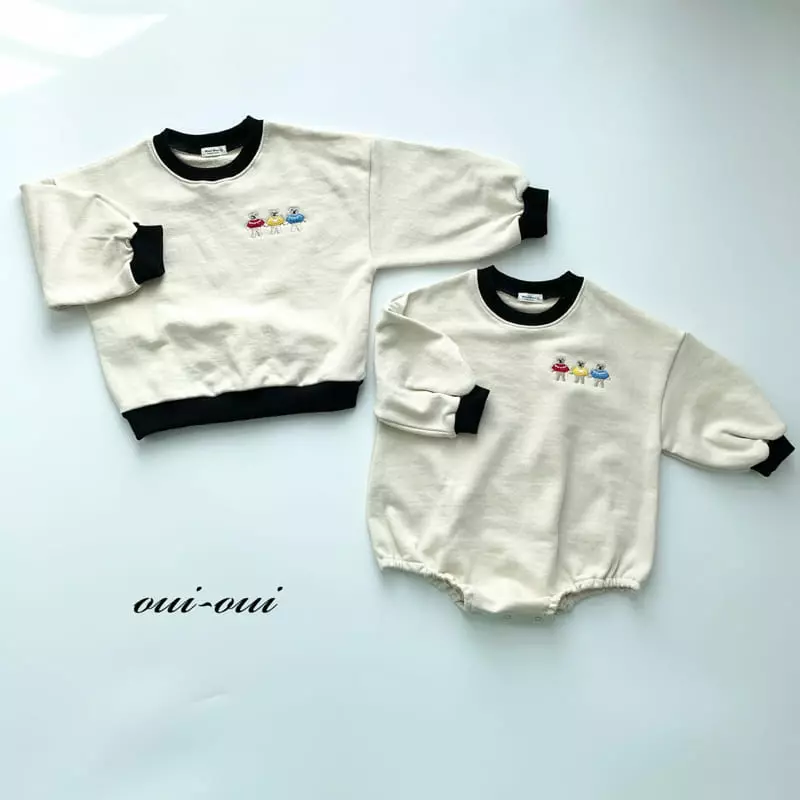 Oui Oui - Korean Baby Fashion - #babyoninstagram - Bebe Three Bear Bodysuit - 6