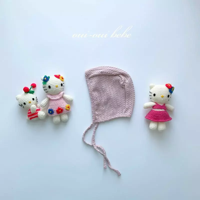Oui Oui - Korean Baby Fashion - #babywear - Macaroon Bonnet - 2