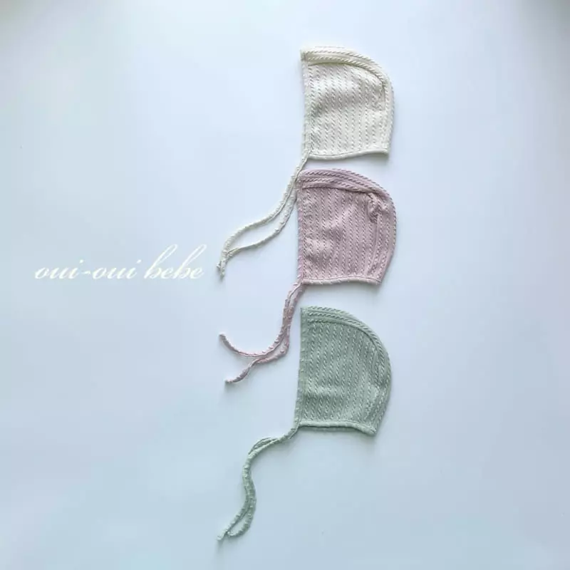 Oui Oui - Korean Baby Fashion - #onlinebabyboutique - Macaroon Bonnet - 4