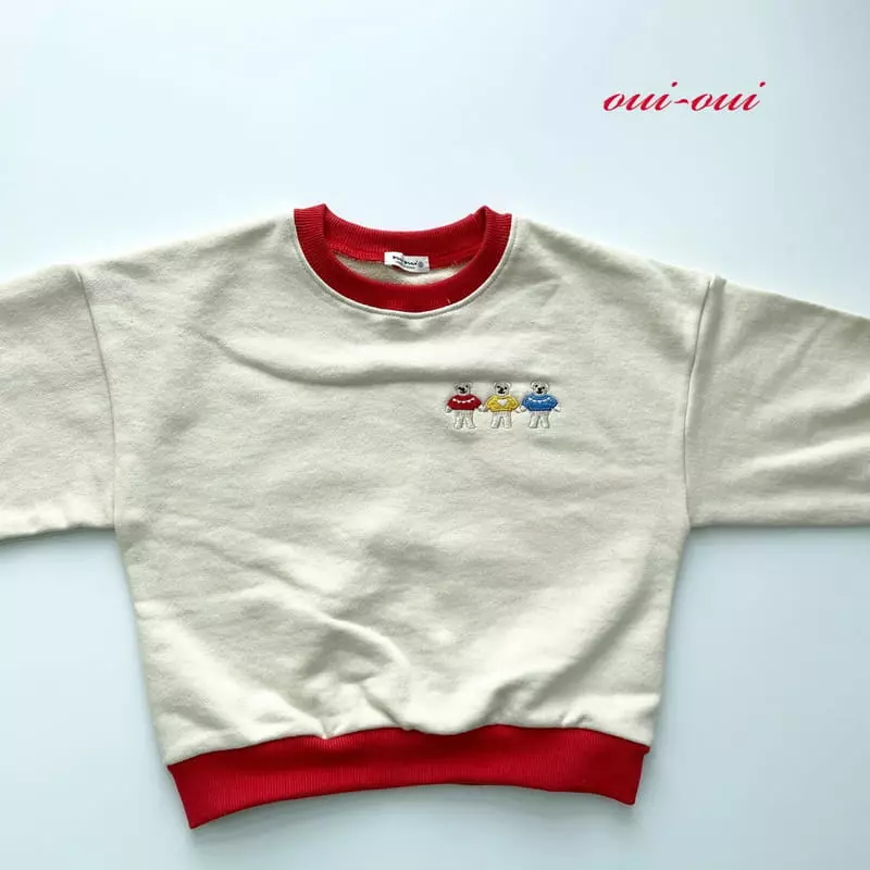 Oui Oui - Korean Children Fashion - #childrensboutique - Bear Three Sweatshirt - 3