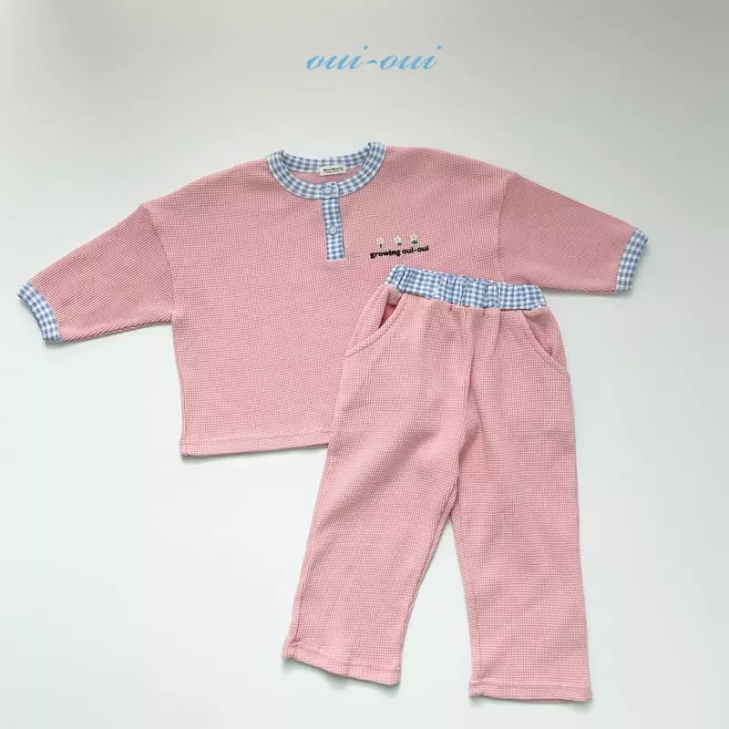 Oui Oui - Korean Children Fashion - #childrensboutique - Croiffle Top Bottom Set - 8