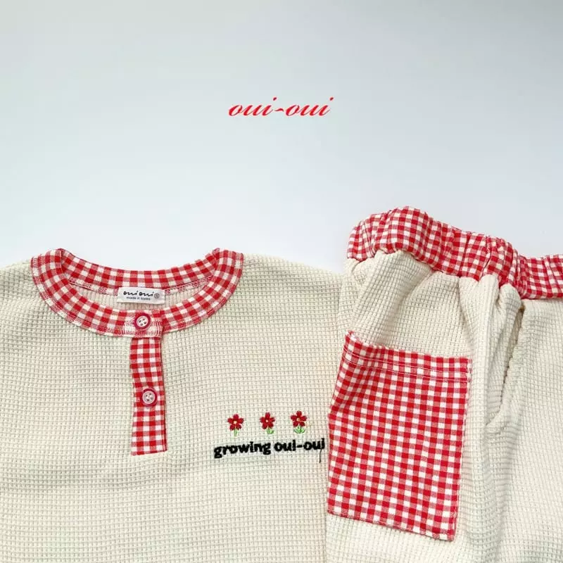 Oui Oui - Korean Children Fashion - #discoveringself - Croiffle Top Bottom Set - 10