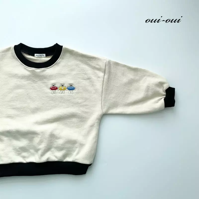 Oui Oui - Korean Children Fashion - #fashionkids - Bear Three Sweatshirt - 6