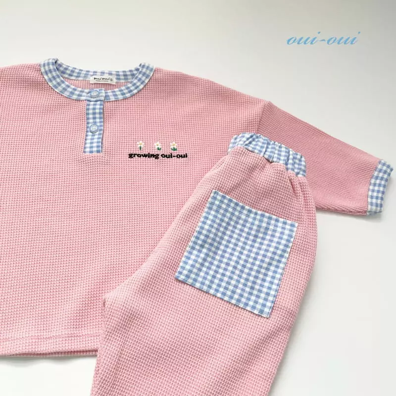 Oui Oui - Korean Children Fashion - #kidsshorts - Croiffle Top Bottom Set - 12