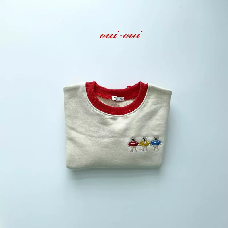 Oui Oui - Korean Children Fashion - #kidzfashiontrend - Bear Three Sweatshirt - 9