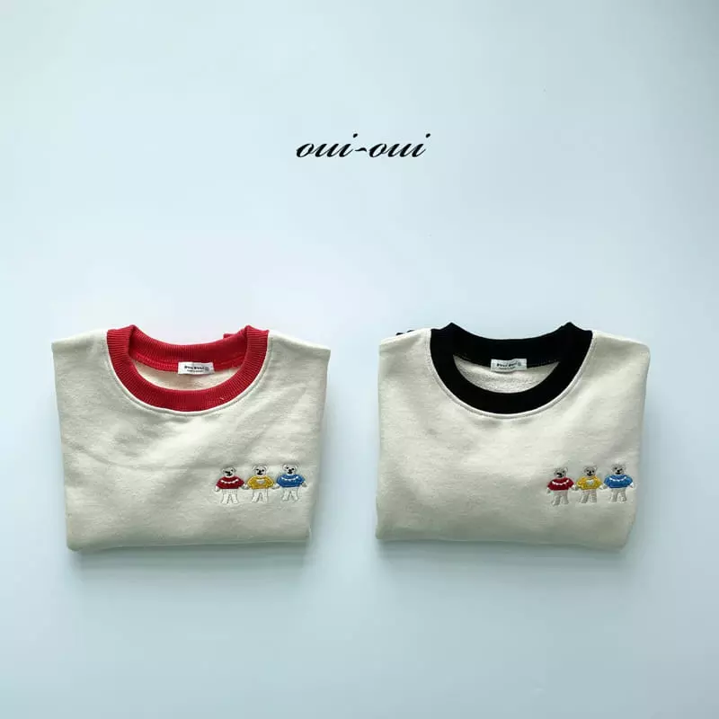 Oui Oui - Korean Children Fashion - #littlefashionista - Bear Three Sweatshirt - 11