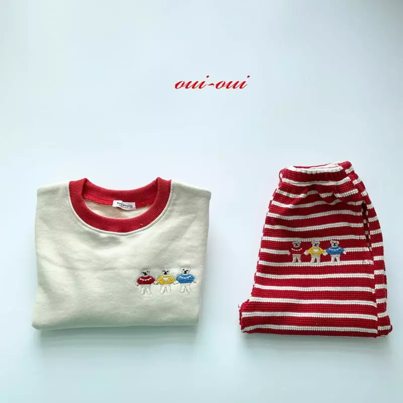 Oui Oui - Korean Children Fashion - #magicofchildhood - Bear Three Sweatshirt - 12
