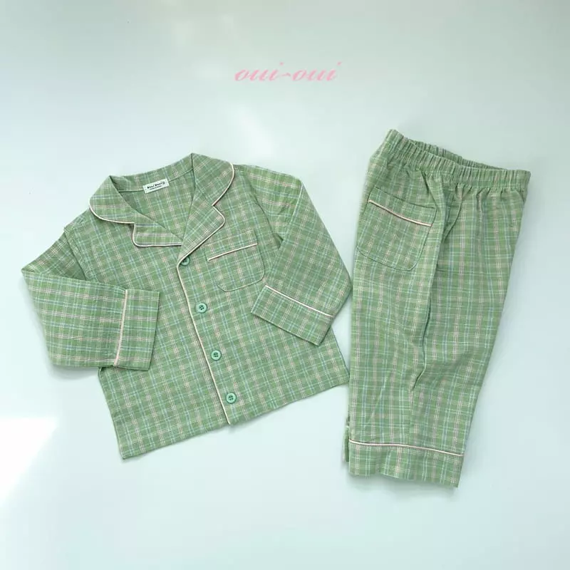 Oui Oui - Korean Children Fashion - #todddlerfashion - Hey Pajamas Set - 5