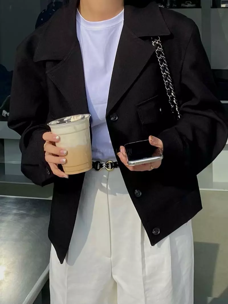 Ouppt - Korean Women Fashion - #momslook - Leo Jacket - 2