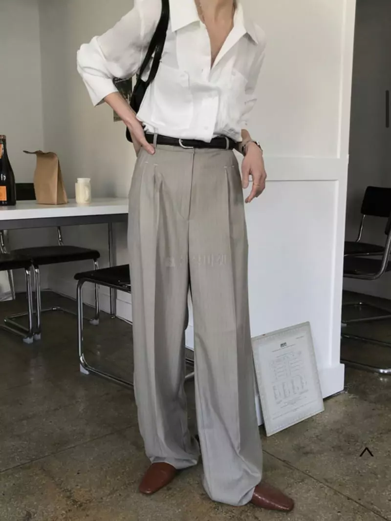 Ouppt - Korean Women Fashion - #momslook - Pocket Blouse