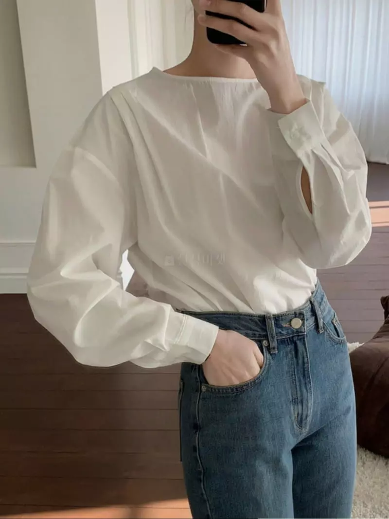 Ouppt - Korean Women Fashion - #romanticstyle - Berlin Blouse - 3