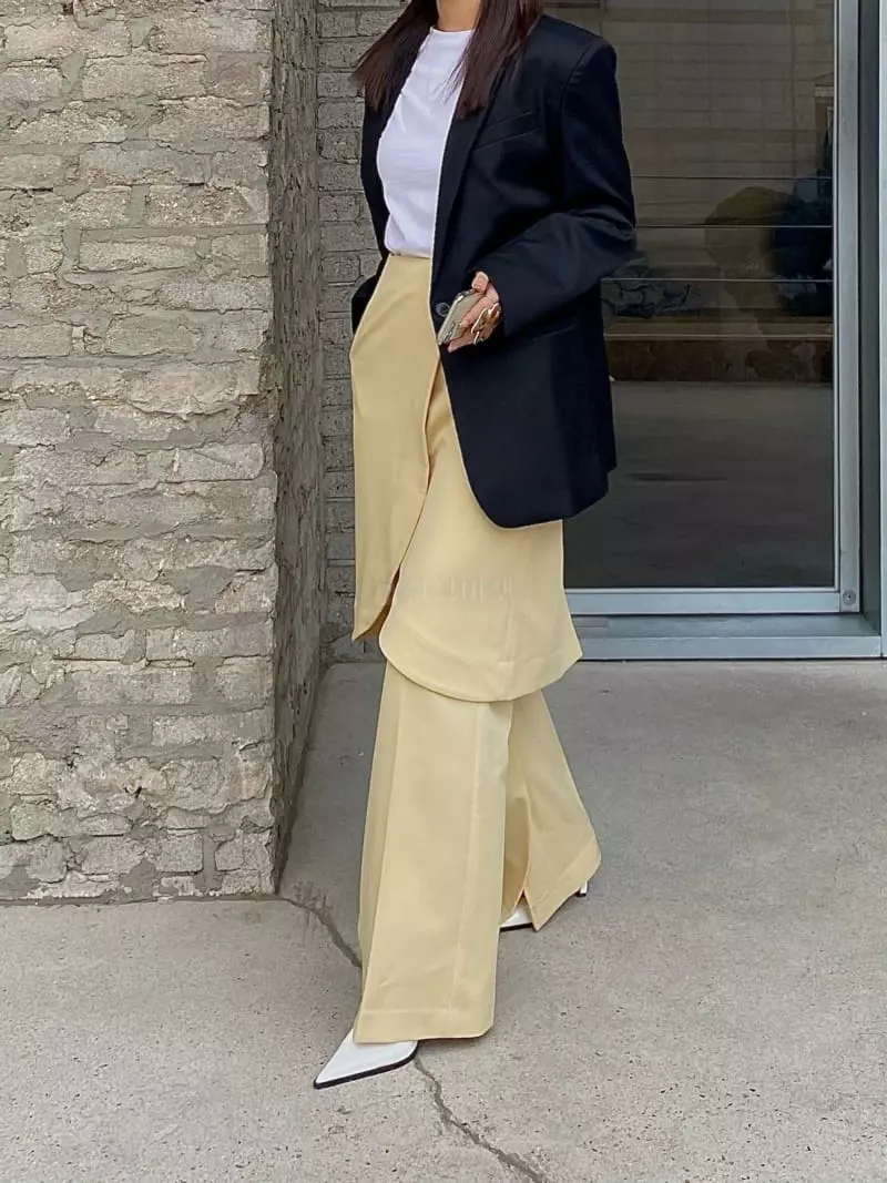 Ouppt - Korean Women Fashion - #shopsmall - Skirt Pants 