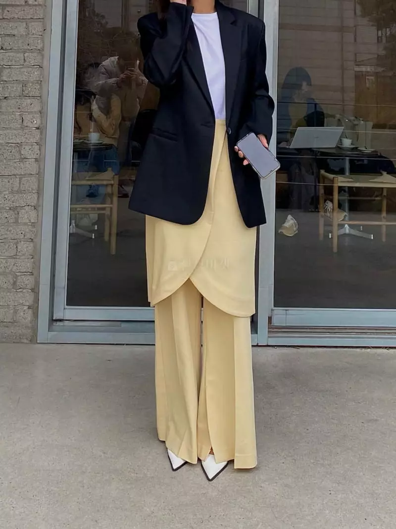 Ouppt - Korean Women Fashion - #thatsdarling - Skirt Pants  - 2