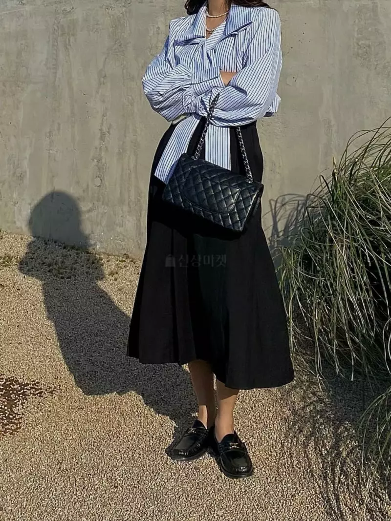 Ouppt - Korean Women Fashion - #womensfashion - Open Skirt - 3