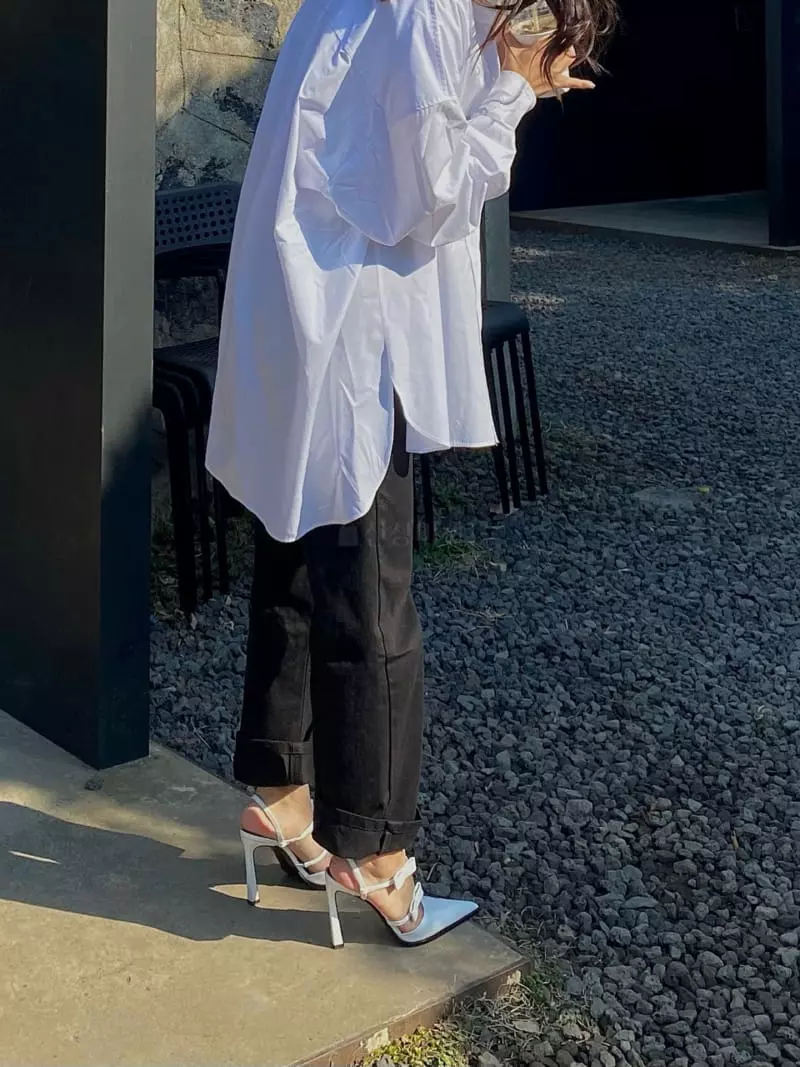 Ouppt - Korean Women Fashion - #momslook - Shirt One-piece - 4