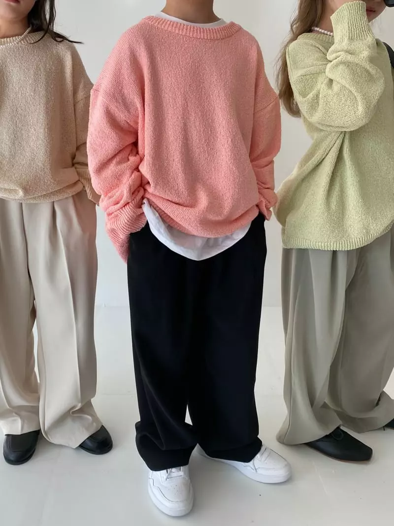 Our - Korean Children Fashion - #Kfashion4kids - Pare Bookle Knit Tee - 12