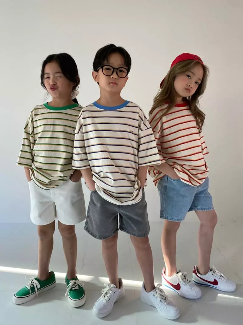 Our - Korean Children Fashion - #childofig - Paul Sen Stripes Tee - 5