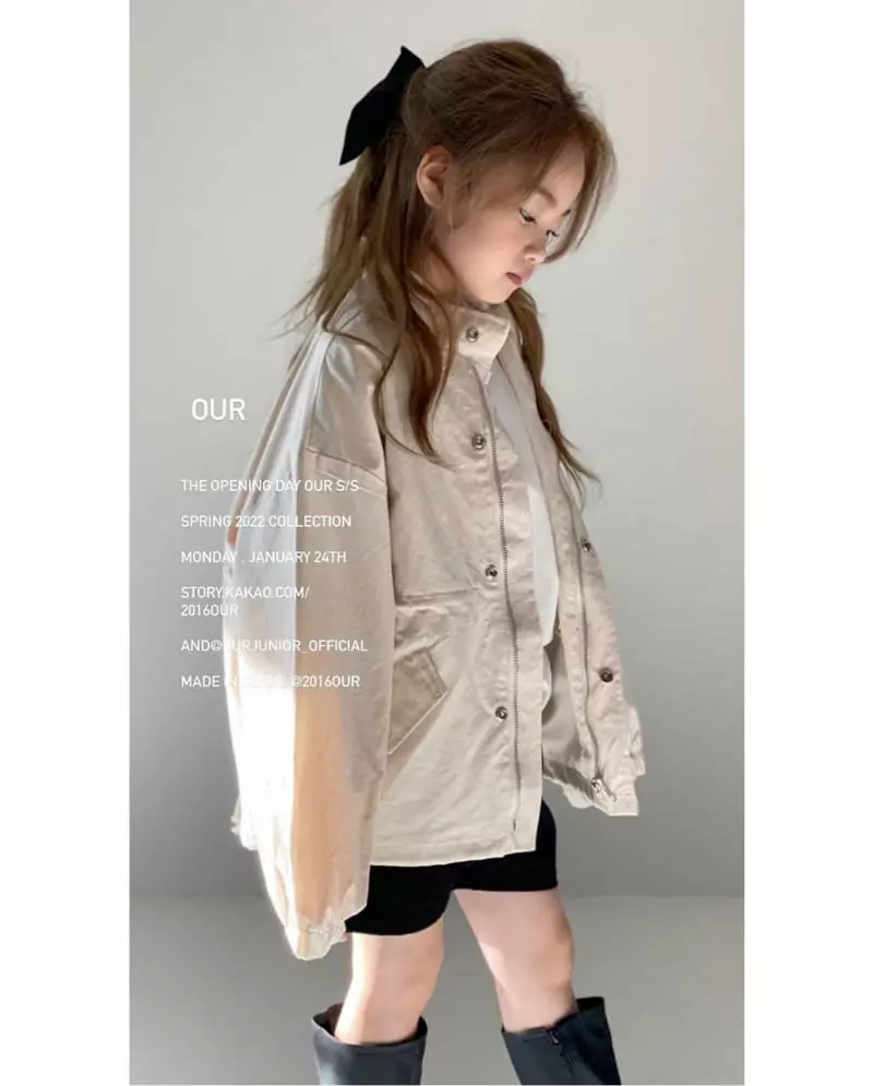 Our - Korean Children Fashion - #childofig - Maybe Short Field Jacket - 10