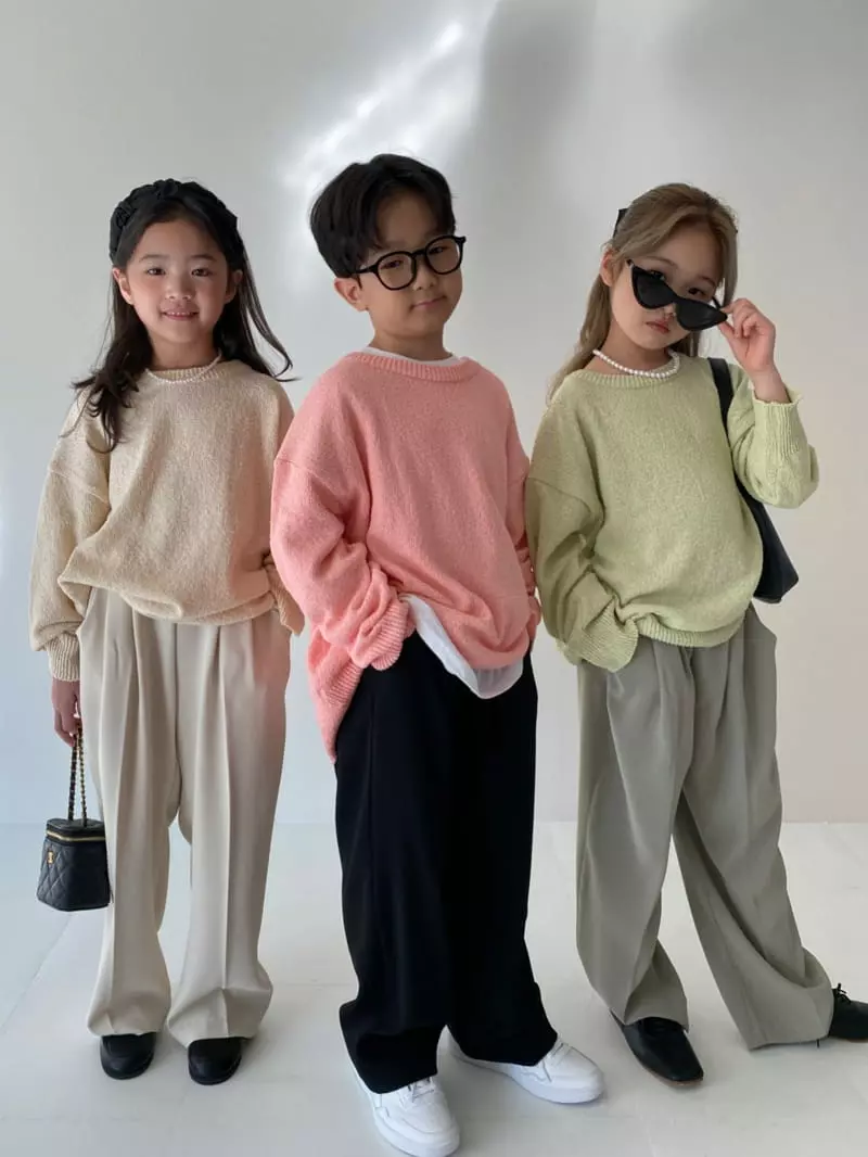 Our - Korean Children Fashion - #childrensboutique - Pare Bookle Knit Tee - 5