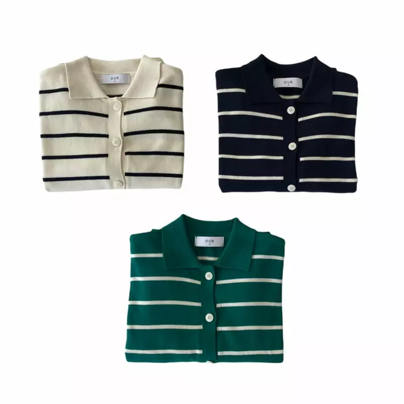 Our - Korean Children Fashion - #childofig - Boodle Stripes Cardigan - 4