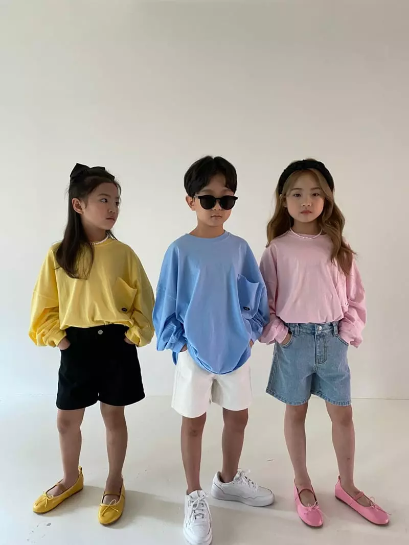 Our - Korean Children Fashion - #designkidswear - Urban Pocket Tee - 8