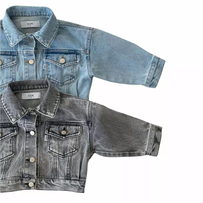 Our - Korean Children Fashion - #designkidswear - Fready Denim Jacket - 8